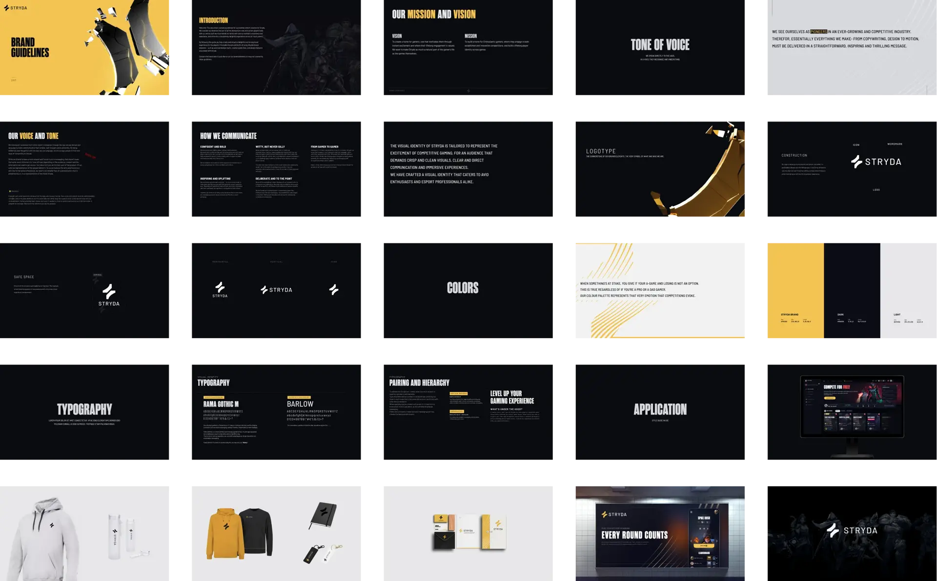 Stryda brand guidelines