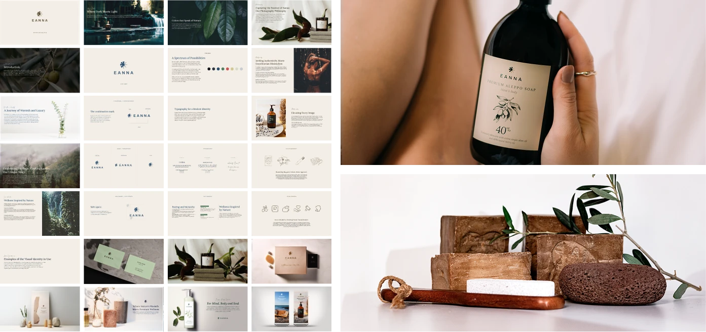 Eanna brand identity presentation